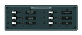 Blue Sea Systems Panel DC Horizontal 6 Circuit - Blue Sea