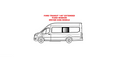 Fixed Window - Driver Side Middle - Ford Transit - (TL202-F)