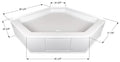 Neo Angle Shower Pan NSB3636