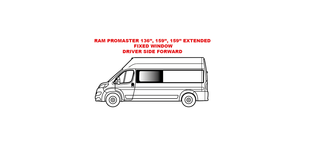 Fixed Window - Driver Side Forward - Ram Promaster - (RL301-F)