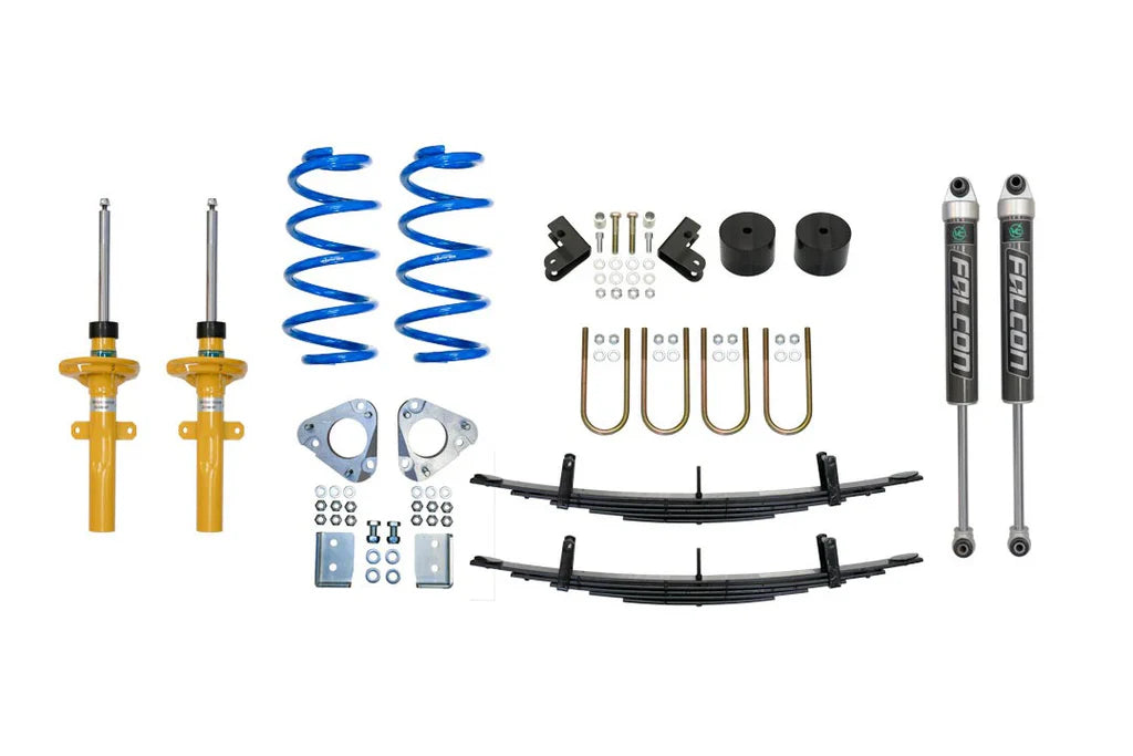 Van Compass Stage 3 Topo 2 Inch Lift Kit - Ford Transit 2015-2017 - Mid Tune & Heavy Tune - Van Compass