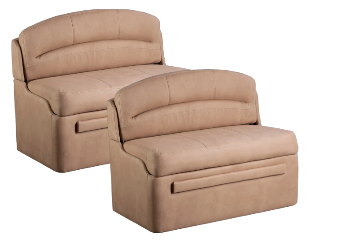 Sand Dinette Booth Pair with Storage | Converts to Bed