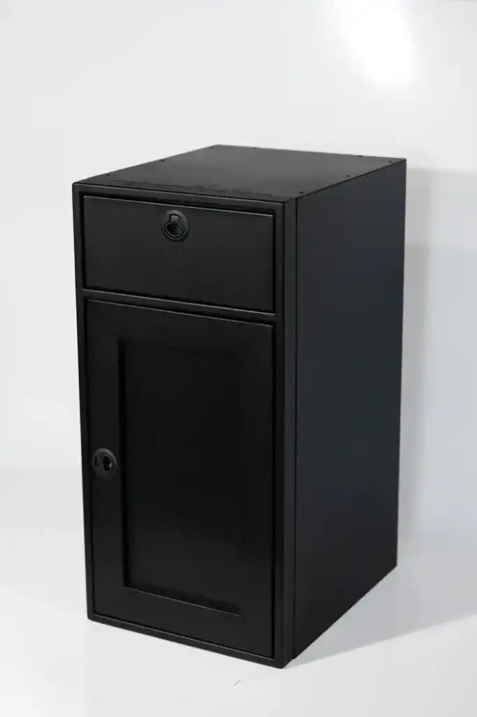 18" Base One Door and One Drawer - Aluminium Powder Coat