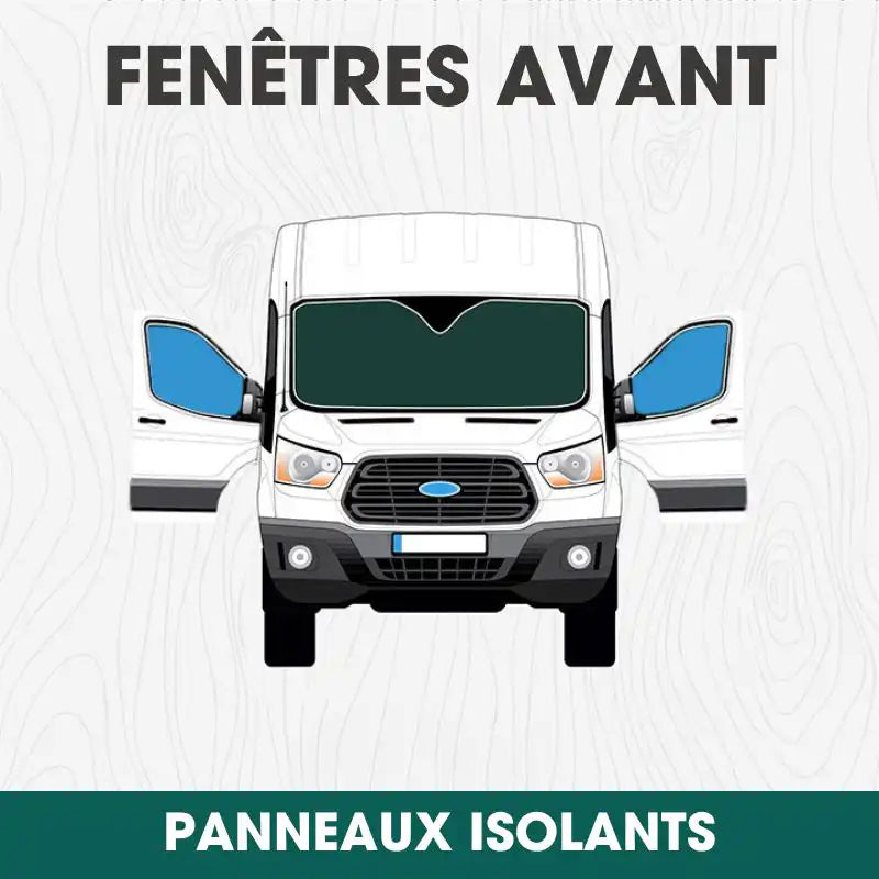 Front Door Window Insulation Panels – Ford Transit