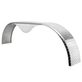Aluminum Diamond Plate Teardrop Tandem Trailer Fender 9" x 72" x 20"