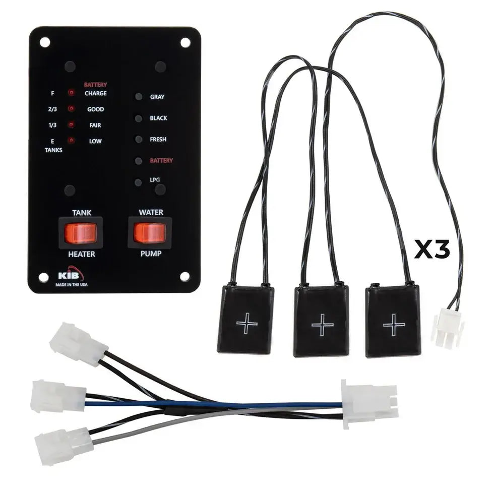 RV Tank Monitor Panel Kit | Probeless Adhesive Sensors