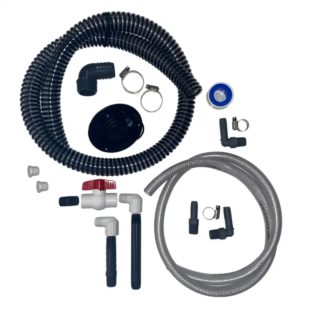 Fresh Water Fittings Kit (Compatible with Our Wheel Well & Undermount Tanks)