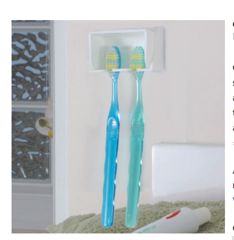 Camco 57203 Pop-a-toothbrush - White