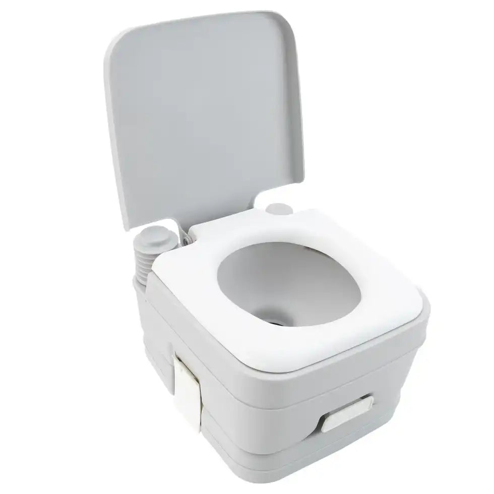 Heng's Camping Portable Toilet 2 ½ Gallon | Gray