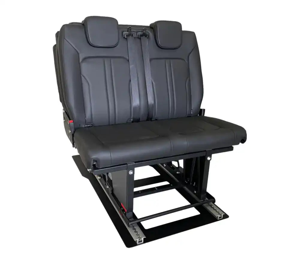 Double Seat Bed SafeTrack 2-Seater - Vanequipped - Transport Canada Certified 🇨🇦