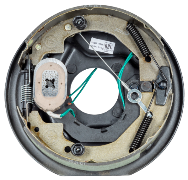 10'' x 2.25'' Forward Self-Adjusting Brakes, 4-Bolt: 3500# Axle
