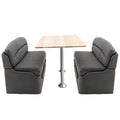 RV Dinette Booth with Table | 44" Slate Finish Set