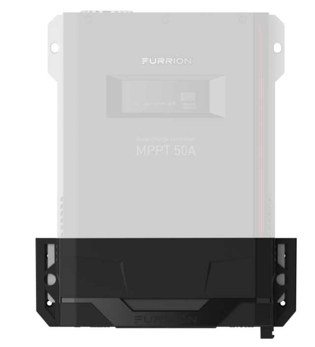 25A and 50A Solar Charger Mounting Bracket - Black