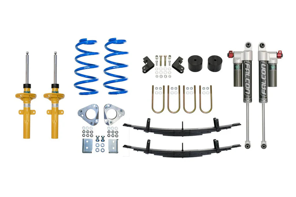 Van Compass Stage 4 Topo 2 Inch Lift Kit - Ford Transit 2018+ - (light/Mid Tune & Mid/Heavy Tune) - Van Compass