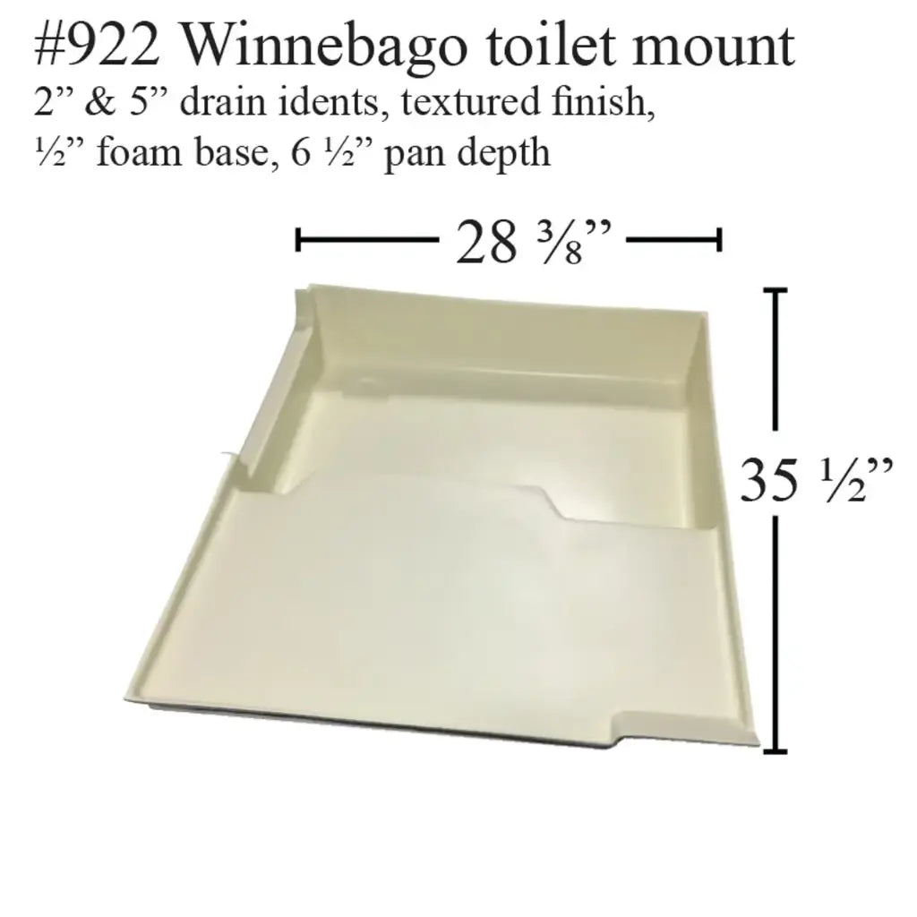 #922 Winnebago RV Fiberglass Shower Pan